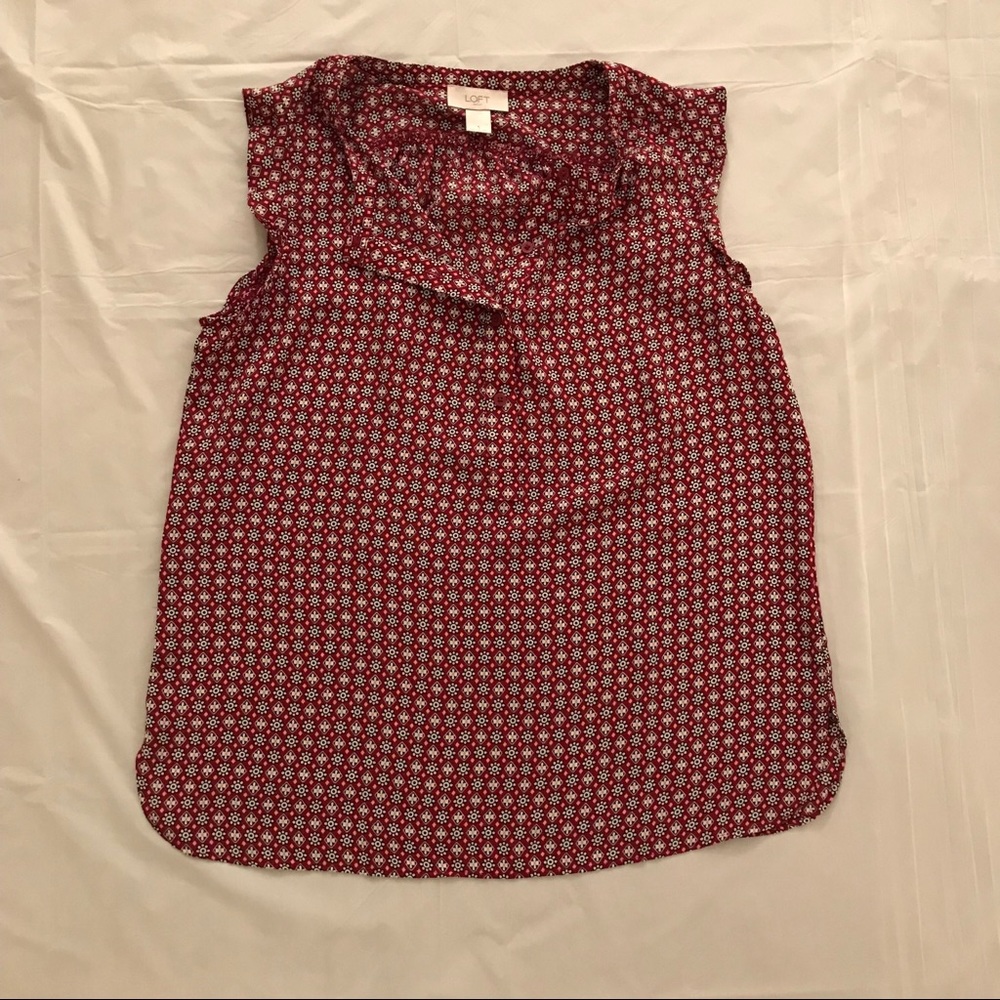 Loft flutter sleeve top
